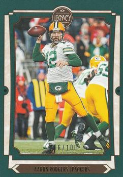 2019 Panini Legacy - Green #37 Aaron Rodgers Front