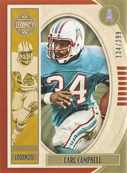 2019 Panini Legacy - Red #101 Earl Campbell Front