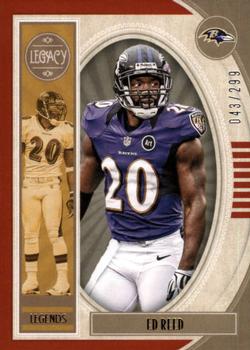 2019 Panini Legacy - Red #102 Ed Reed Front