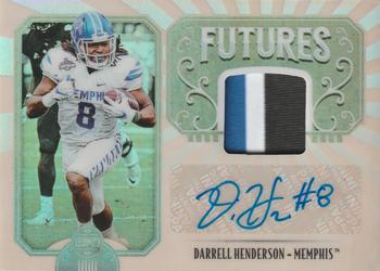 2019 Panini Legacy - Futures Patch Autographs #FP-DH Darrell Henderson Front