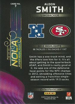 2013 Super Bowl XLVII NFL Experience #7 Aldon Smith Back