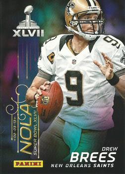 2013 Super Bowl XLVII NFL Experience #1 Drew Brees Front