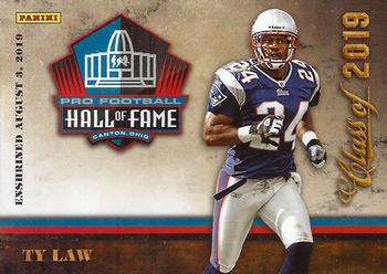 2019 Panini Pro Football Hall of Fame #1 Ty Law Front
