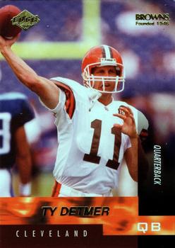 1999 Collector's Edge Cleveland Browns #CB5 Ty Detmer Front