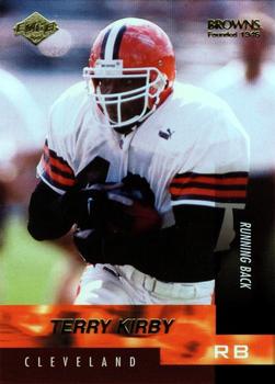 1999 Collector's Edge Cleveland Browns #CB9 Terry Kirby Front