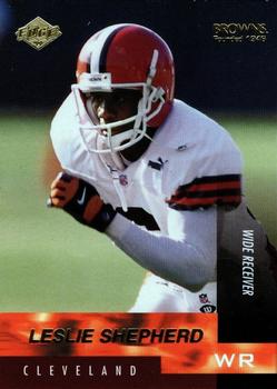 1999 Collector's Edge Cleveland Browns #CB16 Leslie Shepherd Front