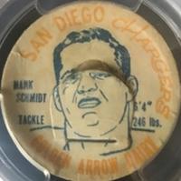 1962 Golden Arrow Dairy San Diego Chargers Caps #NNO Henry 