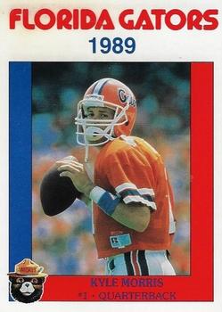 1989 Florida Gators Smokey #NNO Kyle Morris Front