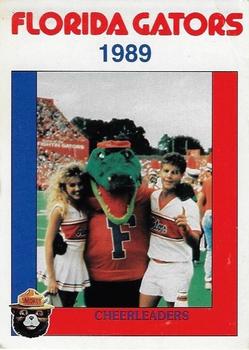 1989 Florida Gators Smokey #NNO Cheerleaders Front