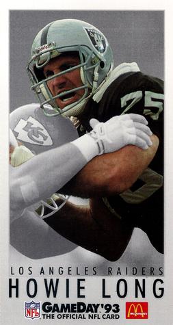 1993 GameDay McDonald's All Stars #8 Howie Long Front