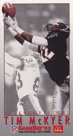1993 GameDay McDonald's Atlanta Falcons #6 Tim McKyer Front