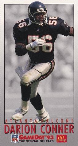 1993 GameDay McDonald's Atlanta Falcons #11 Darion Conner Front