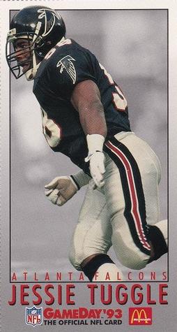 1993 GameDay McDonald's Atlanta Falcons #12 Jessie Tuggle Front