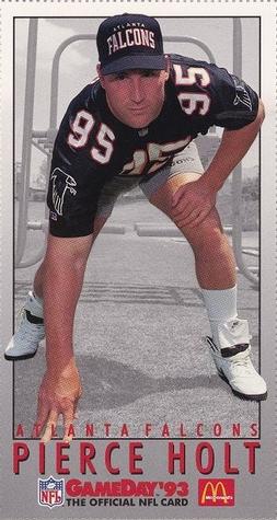 1993 GameDay McDonald's Atlanta Falcons #14 Pierce Holt Front
