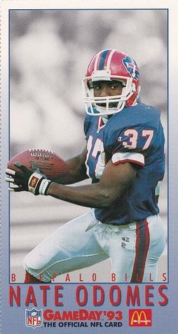 1993 GameDay McDonald's Buffalo Bills #7 Nate Odomes Front