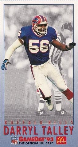 1993 GameDay McDonald's Buffalo Bills #11 Darryl Talley Front