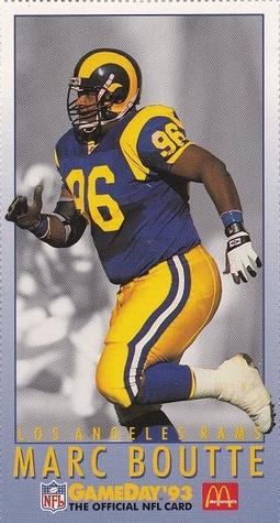 1993 GameDay McDonald's Los Angeles Rams #2 Marc Boutte Front