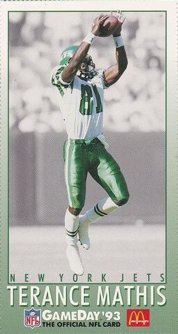 1993 GameDay McDonald's New York Jets #17 Terance Mathis Front