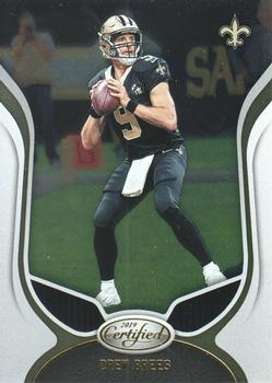 2019 Panini Certified #83 Drew Brees Front