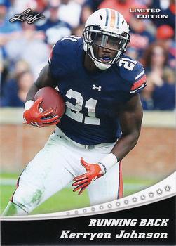 2018 Leaf Special Release Limited Edition #LE-05 Kerryon Johnson Front