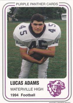 1994 Waterville Purple Panthers #NNO Lucas Adams Front