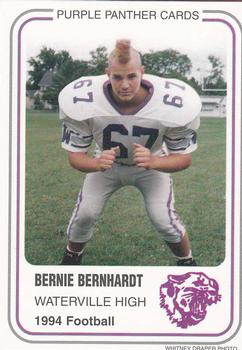 1994 Waterville Purple Panthers #NNO Bernie Bernhardt Front