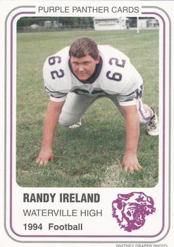 1994 Waterville Purple Panthers #NNO Randy Ireland Front