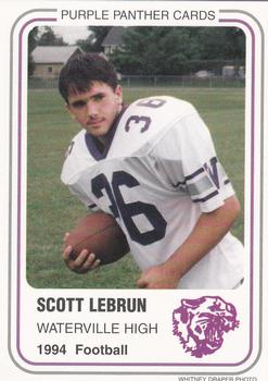 1994 Waterville Purple Panthers #NNO Scott LeBrun Front