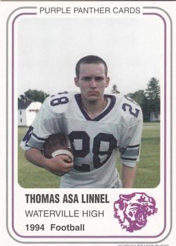 1994 Waterville Purple Panthers #NNO Thomas Asa Linnel Front