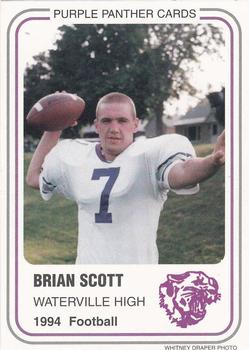 1994 Waterville Purple Panthers #NNO Brian Scott Front