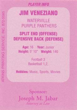 1994 Waterville Purple Panthers #NNO Jim Veneziano Back