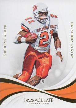 2019 Panini Immaculate Collection Collegiate #32 Barry Sanders Front