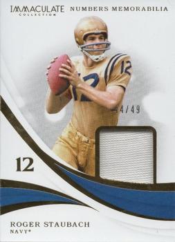 2019 Panini Immaculate Collection Collegiate #51 Roger Staubach Front