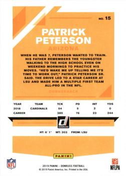 2019 Donruss #15 Patrick Peterson Back