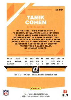 2019 Donruss #50 Tarik Cohen Back