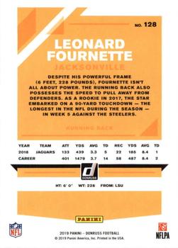 2019 Donruss #128 Leonard Fournette Back