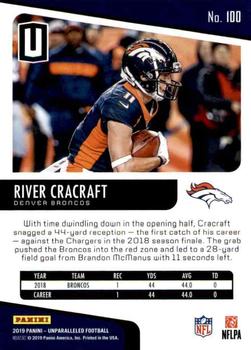 2019 Panini Unparalleled #100 River Cracraft Back