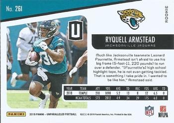 2019 Panini Unparalleled #261 Ryquell Armstead Back