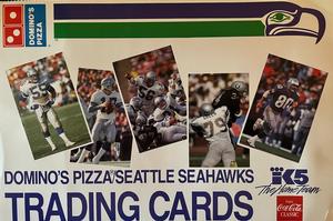 1988 Domino's Pizza Seattle Seahawks #NNO Team Photo Back