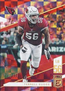 2019 Donruss Elite - Red #47 Terrell Suggs Front