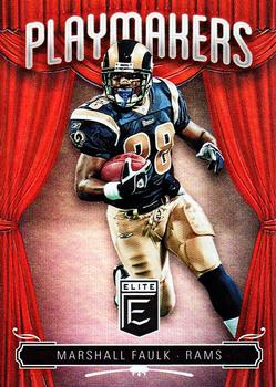 2019 Donruss Elite - Playmakers #PM-10 Marshall Faulk Front