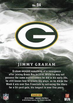 2019 Panini Origins #94 Jimmy Graham Back