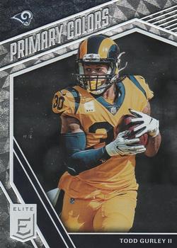 2019 Donruss Elite - Primary Colors #PC-8 Todd Gurley II Front