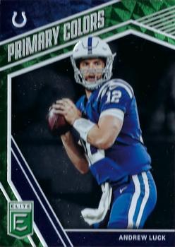 2019 Donruss Elite - Primary Colors Green #PC-9 Andrew Luck Front