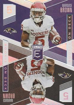 2019 Donruss Elite - Rookie on Deck #RD-5 Marquise Brown Front