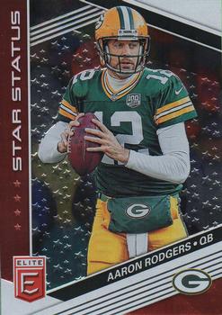 2019 Donruss Elite - Star Status Red #SS-4 Aaron Rodgers Front