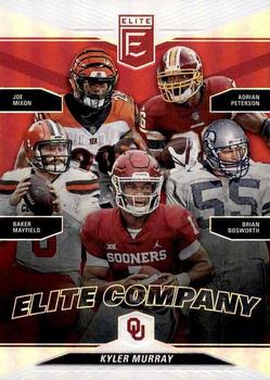 2019 Donruss Elite - Elite Company #2 Kyler Murray / Joe Mixon / Adrian Peterson / Baker Mayfield / Brian Bosworth Front