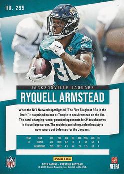 2019 Panini Prestige - Xtra Points Green #299 Ryquell Armstead Back
