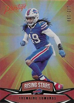 2019 Panini Prestige - Rising Stars Xtra Points Green #RS-TE Tremaine Edmunds Front
