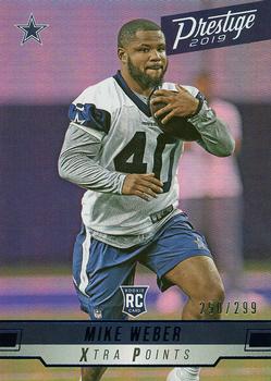 2019 Panini Prestige - Xtra Points Blue #279 Mike Weber Front